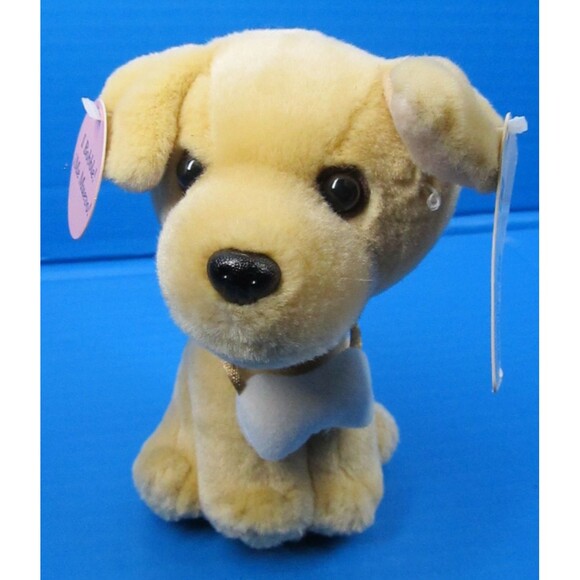 Animal Alley Toys-R-Us Golden Retriever Dog Bobble Head Plush Collectible 6" Tag - Picture 1 of 7